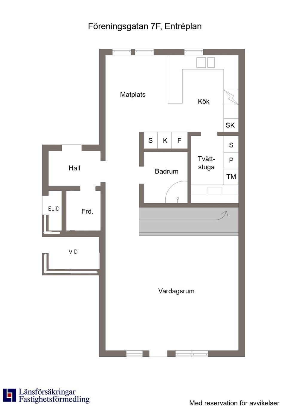 Bostadsrätt, Föreningsgatan 7F, Laholm