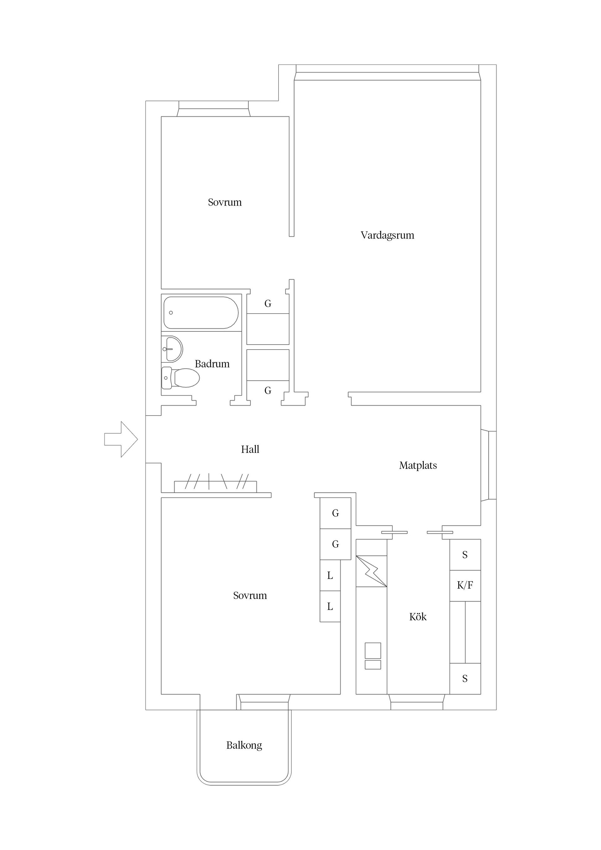 Bostadsrätt, Murargatan 14E, Salabacke, Uppsala