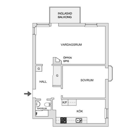 Bostadsrätt, Vindelgatan 22, Byttorp, Borås