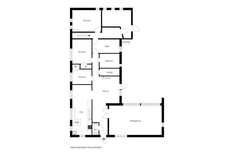 Villa, Borrvägen 1, Nya stan/Bellevue, Karlshamn