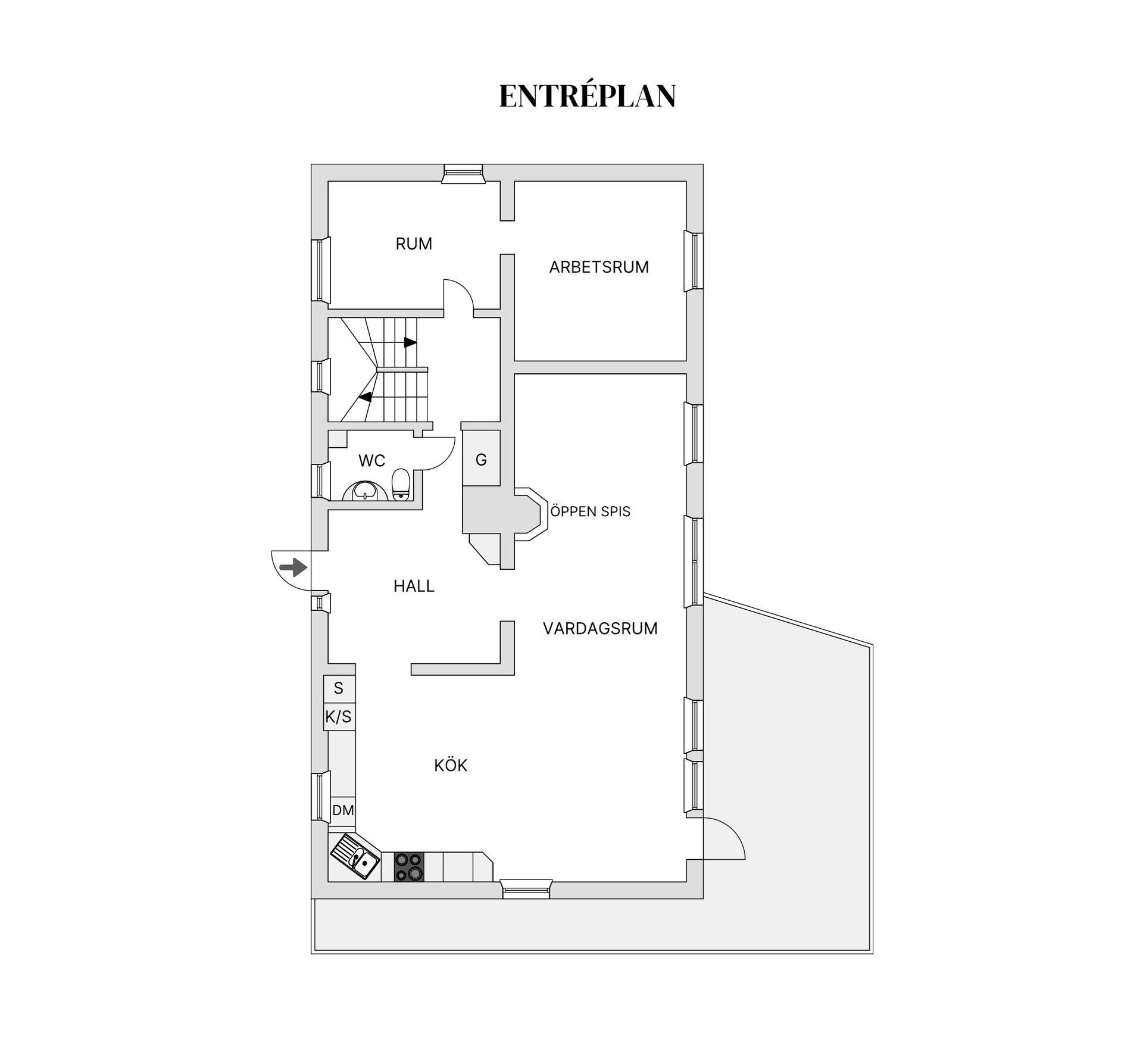 Villa, Månvägen 36, Hanviken/Trollbäcken, Tyresö