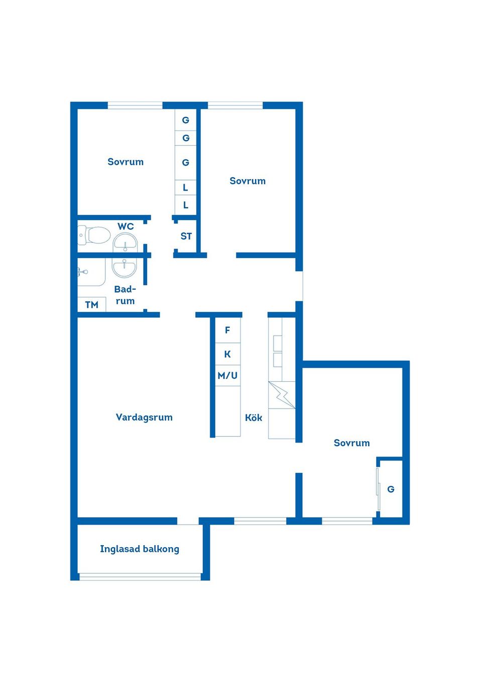 Bostadsrätt, Storgatan 59B, Centralt- Björnen, Nässjö