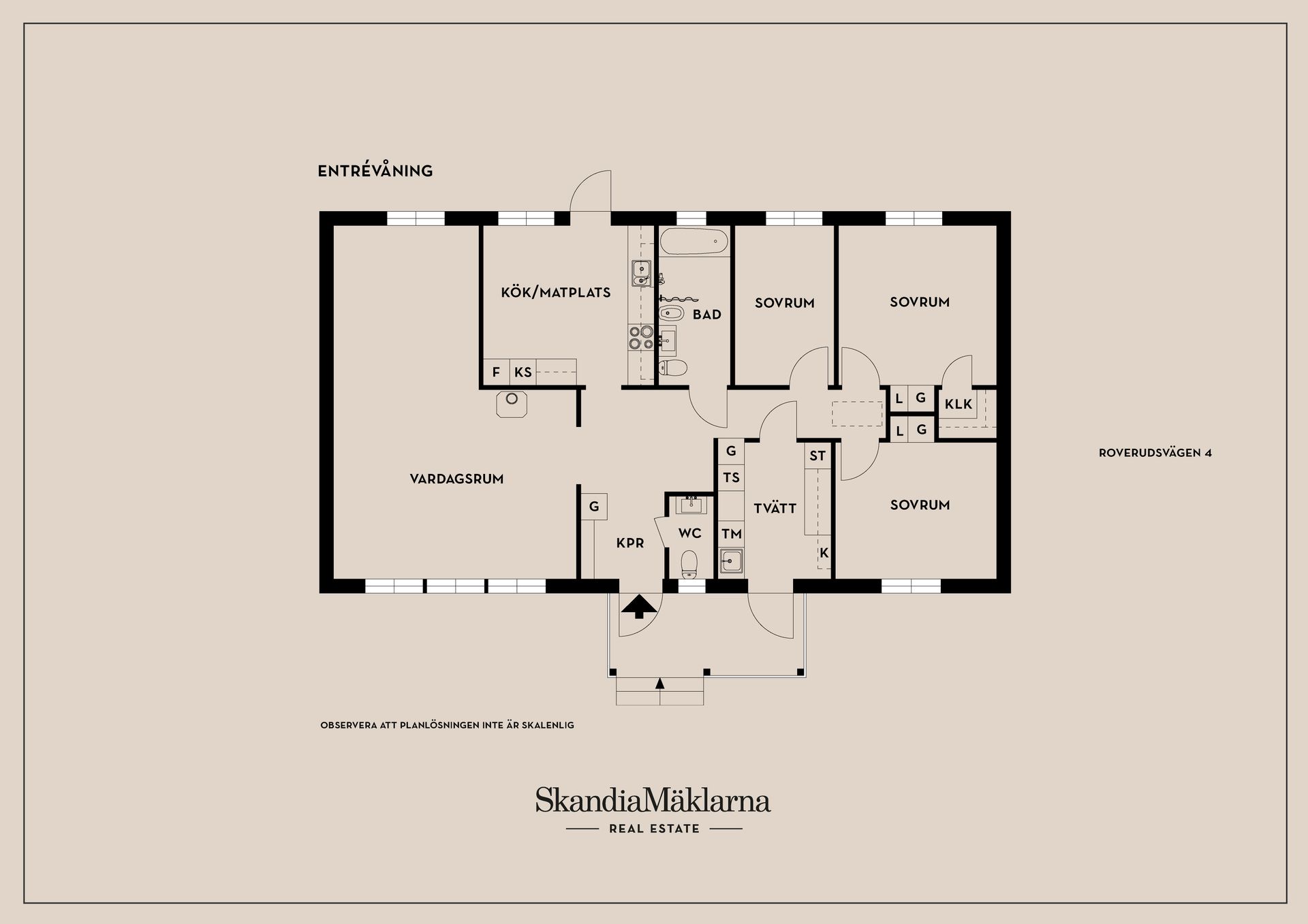 Villa, Roverudsvägen 4, Nybble, Kristinehamn