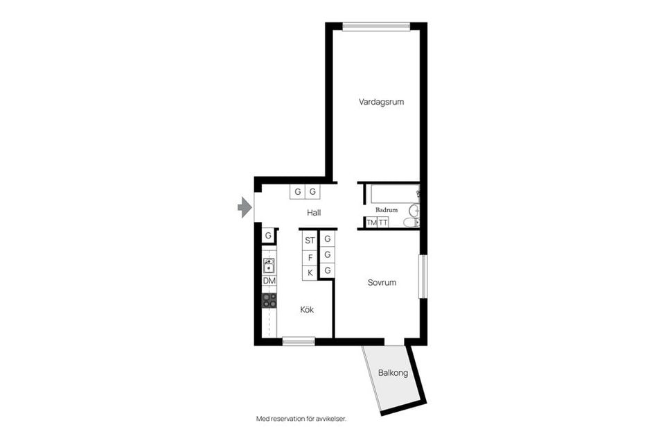 Bostadsrätt, Theodor Hellmansväg 60, Murberget, Härnösand