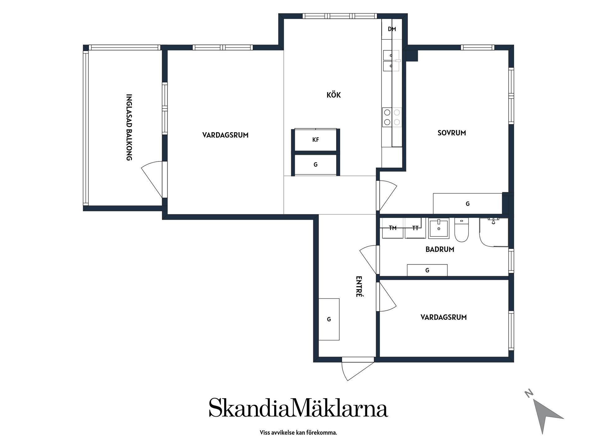 Bostadsrätt, Stabsvägen 13, Centalt, Strängnäs