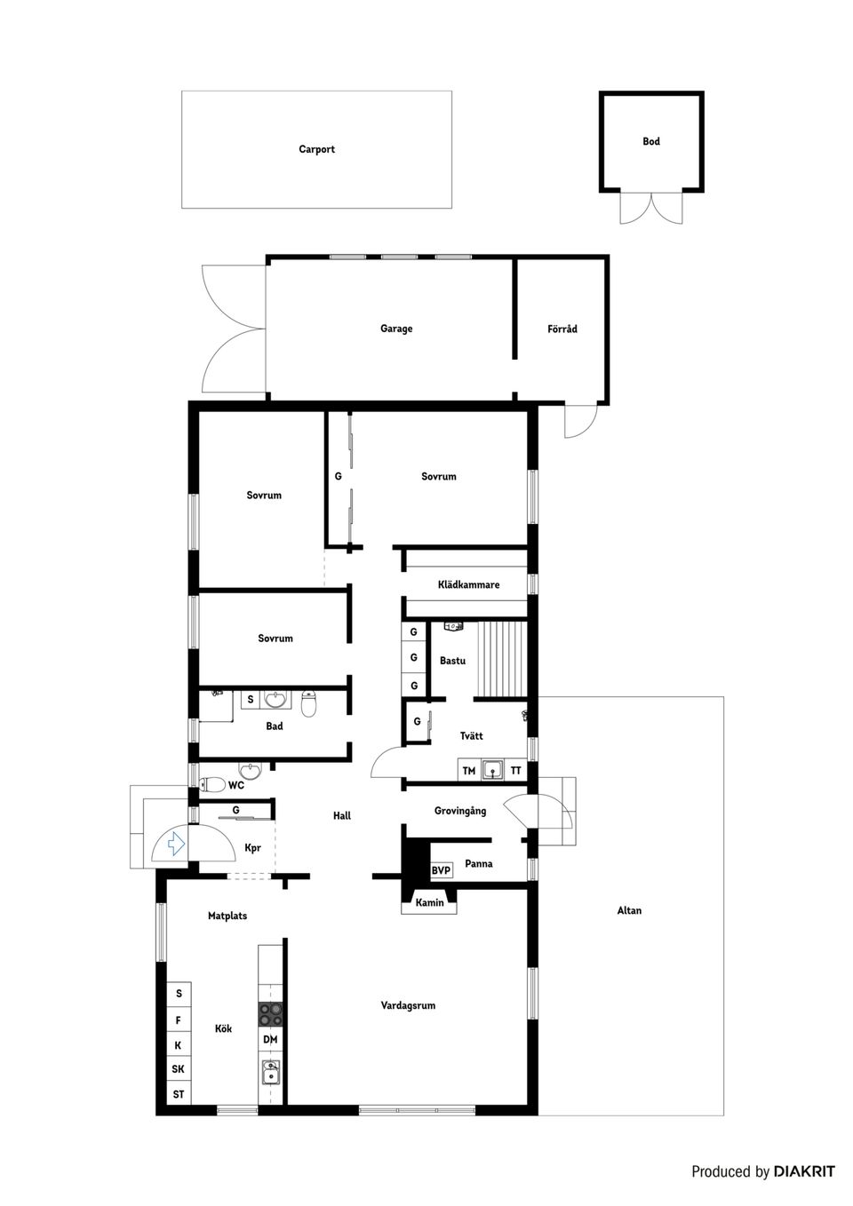 Villa, Kruthusgatan 2, Centralt, Trosa