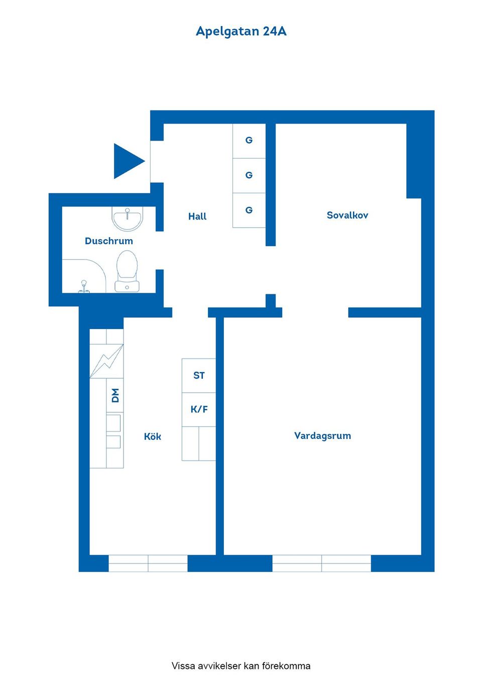 Bostadsrätt, Apelgatan 24A, Haga, Norrköping
