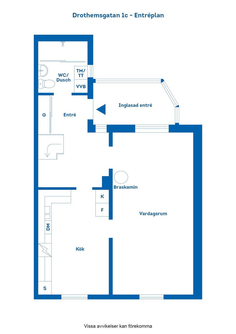 Bostadsrätt, Drothemsgatan 1c, Centralt, Söderköping