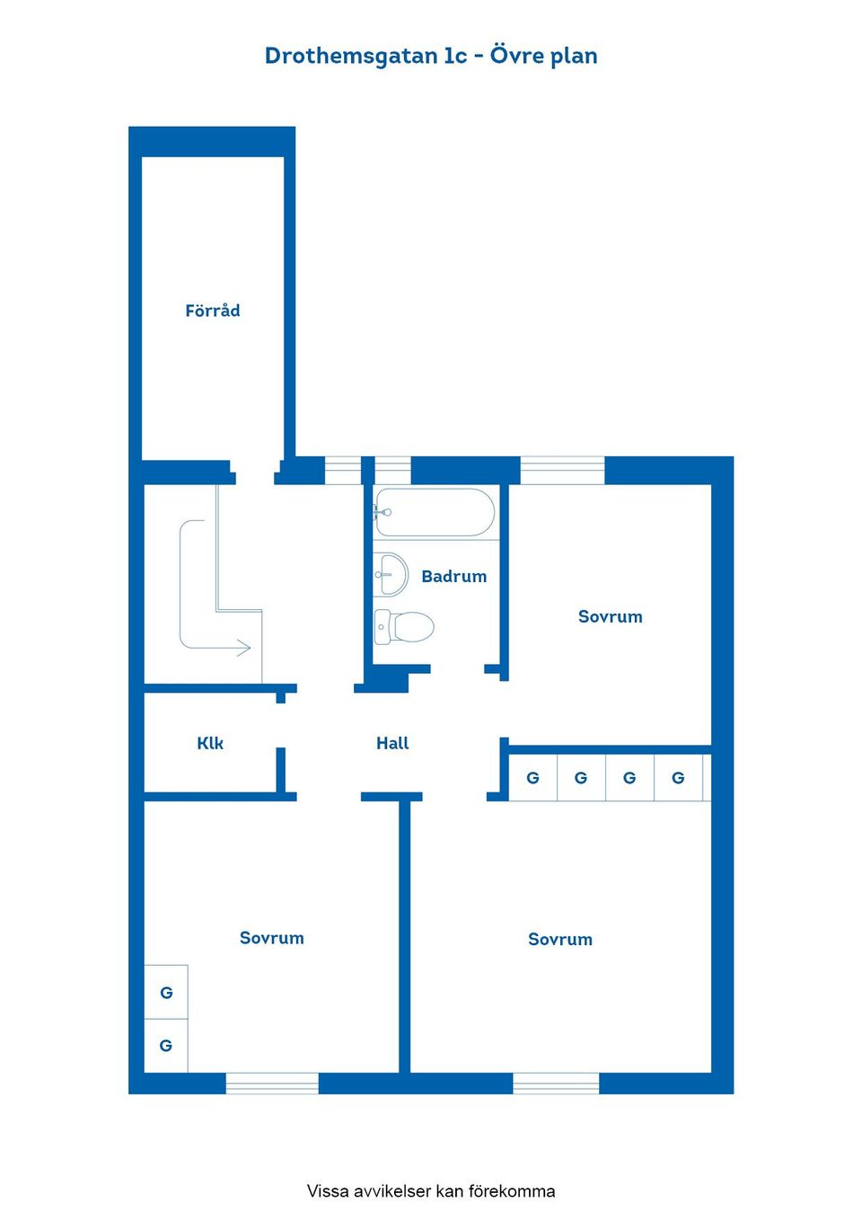 Bostadsrätt, Drothemsgatan 1c, Centralt, Söderköping