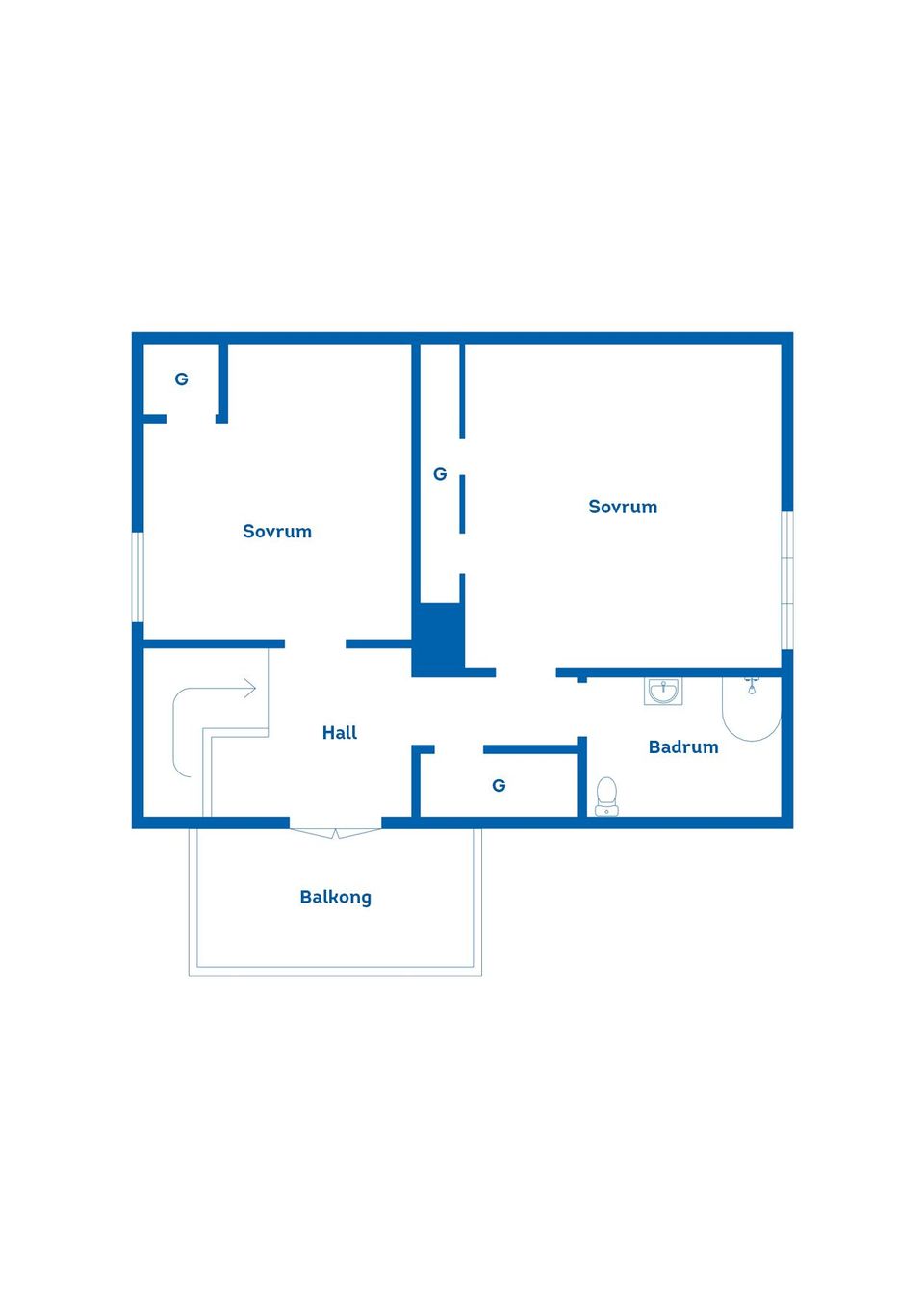 Villa, Ebbarpsvägen 24, Osby - Centralt, Osby