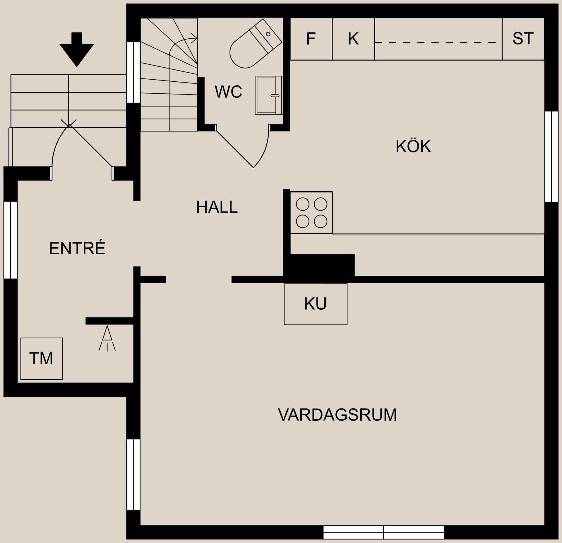 Villa, Blåeldsvägen 12, Ensjön, Norrköping