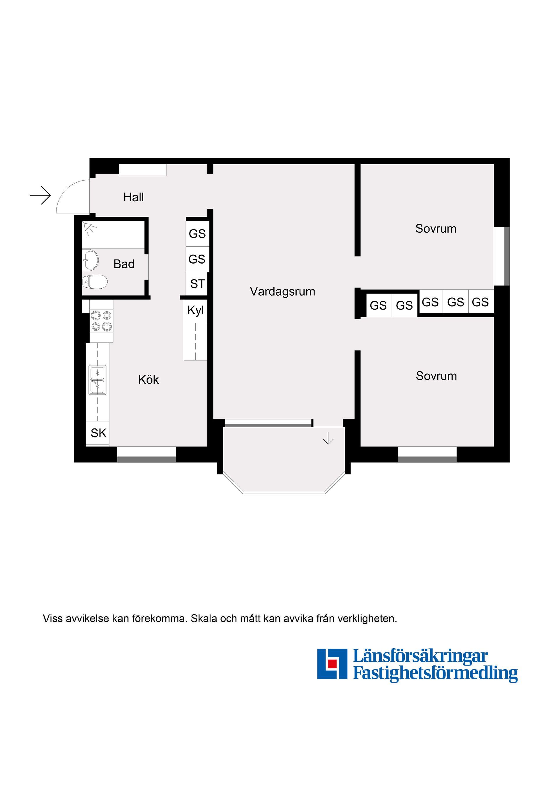 Bostadsrätt, Kronetorpsgatan 60A, Segevång, Malmö