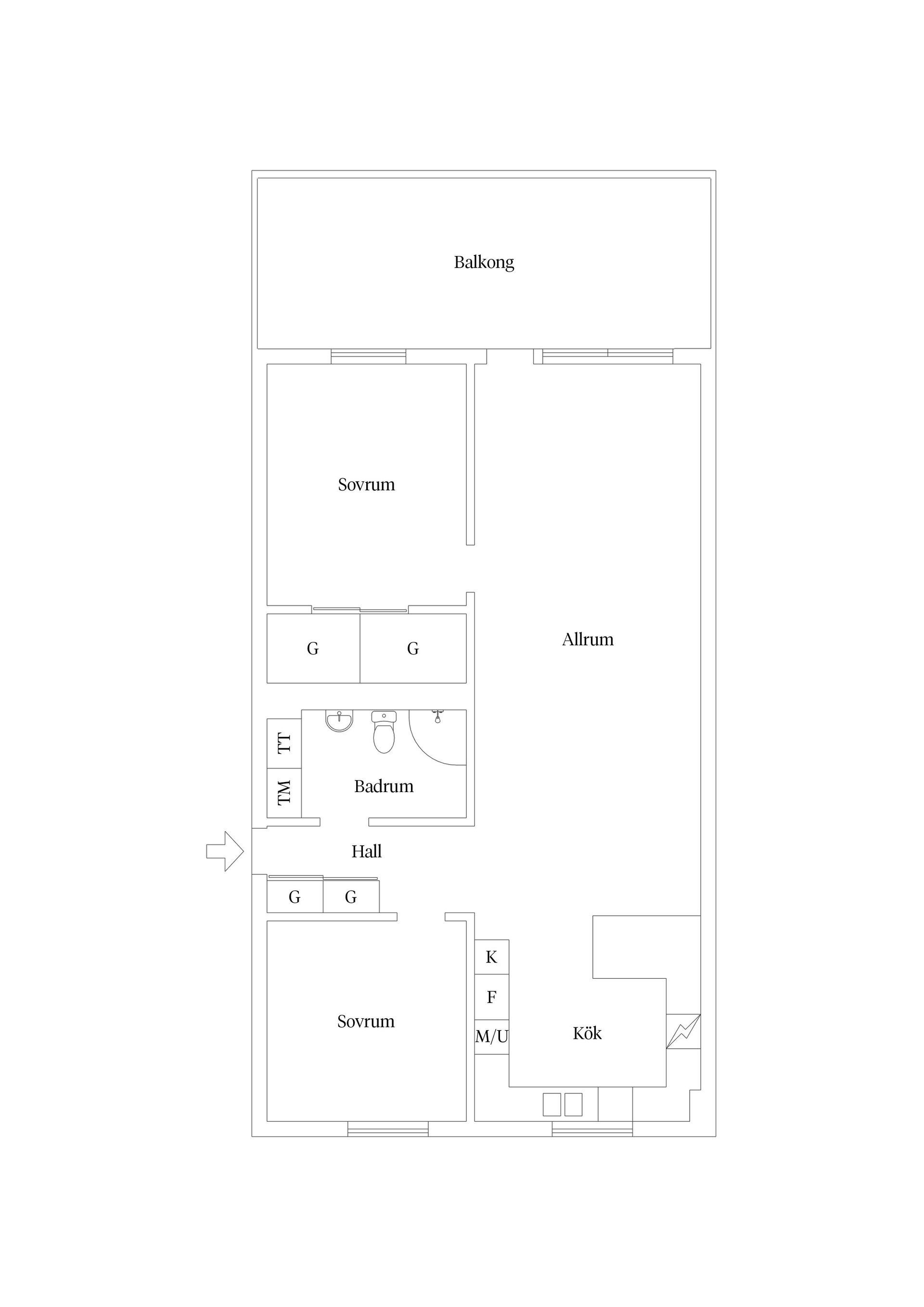 Bostadsrätt, Gamla Södertäljevägen 134A, Segeltorp, Huddinge