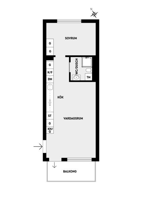Bostadsrätt, Göran Elgfelts Gata 5A, 3tr, Täby Centrum, Täby