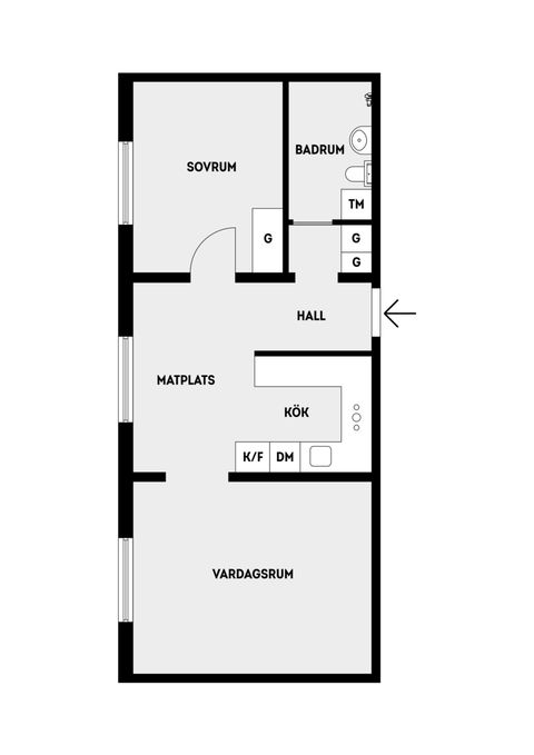 Bostadsrätt, Gustaf Bergs väg 17, Täby Centrum, Täby