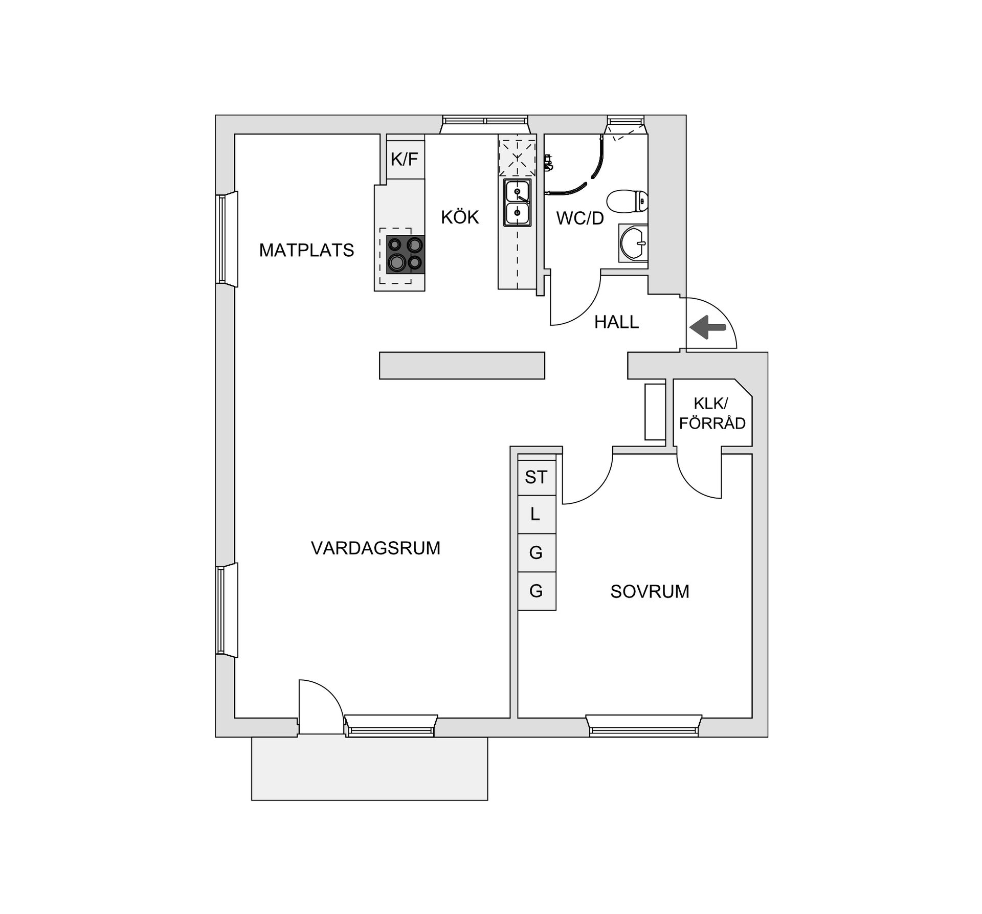 Bostadsrätt, Hornsgatan 15A, Frösön, Östersund