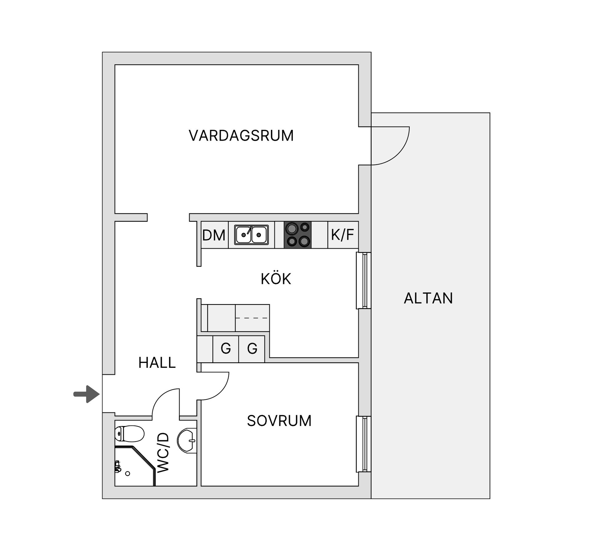 Bostadsrätt, Fritzhemsgatan 61C, Frösön, Östersund