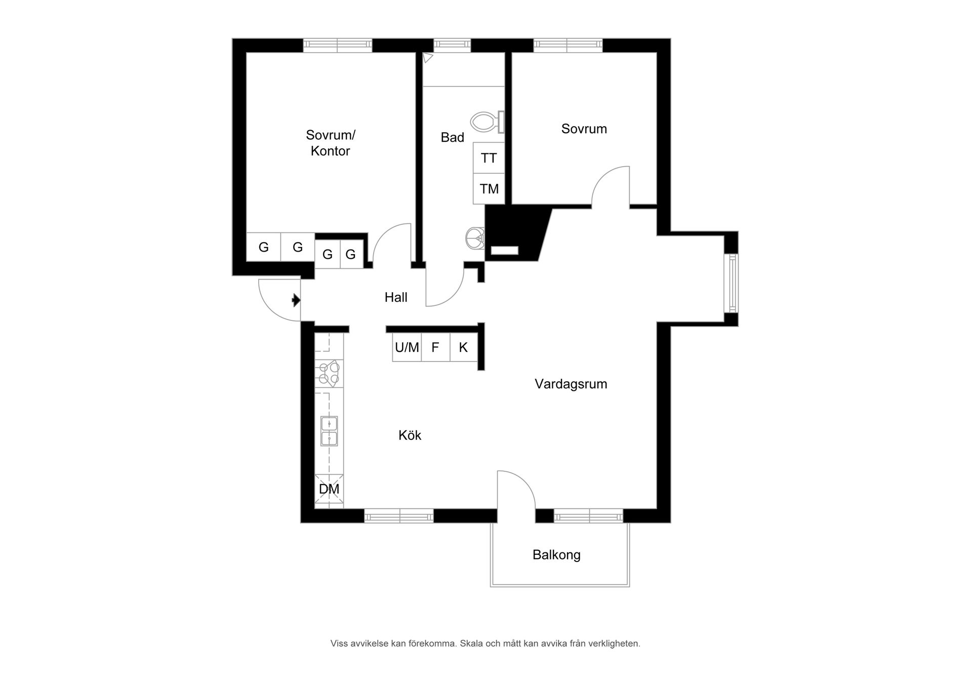 Bostadsrätt, Stackebergsgatan 1, Centralt Öster, Nyköping