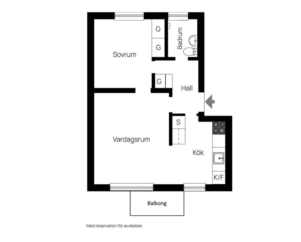Bostadsrätt, Stångjärnsvägen 17, vån 3/3, Johannesfred, Stockholm