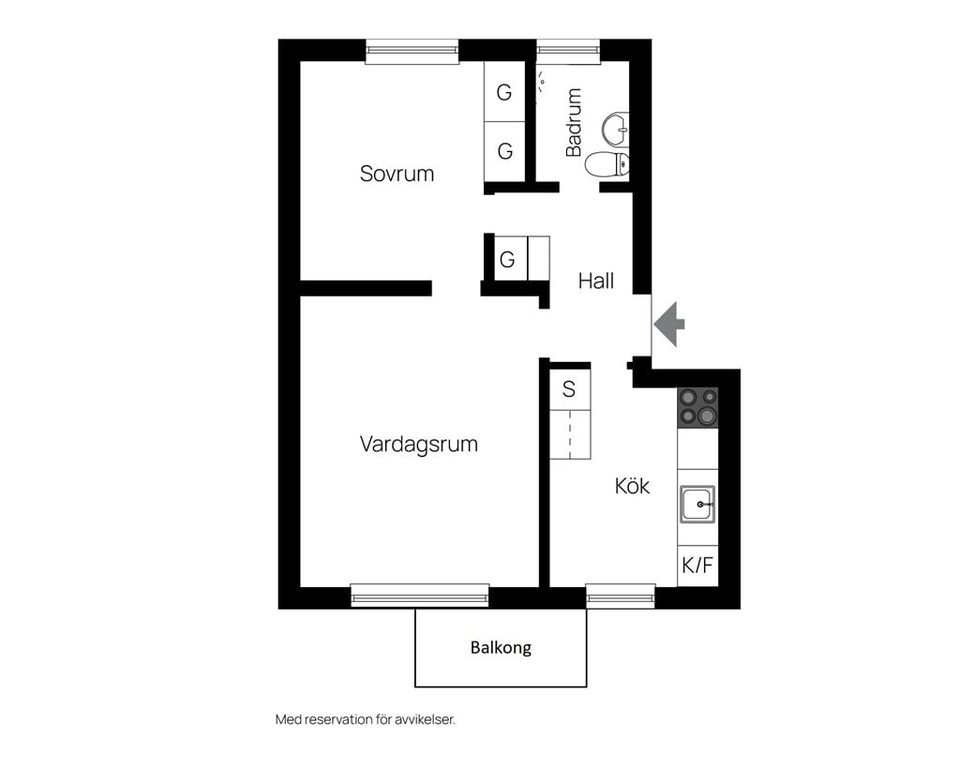 Bostadsrätt, Stångjärnsvägen 17, vån 3/3, Johannesfred, Stockholm