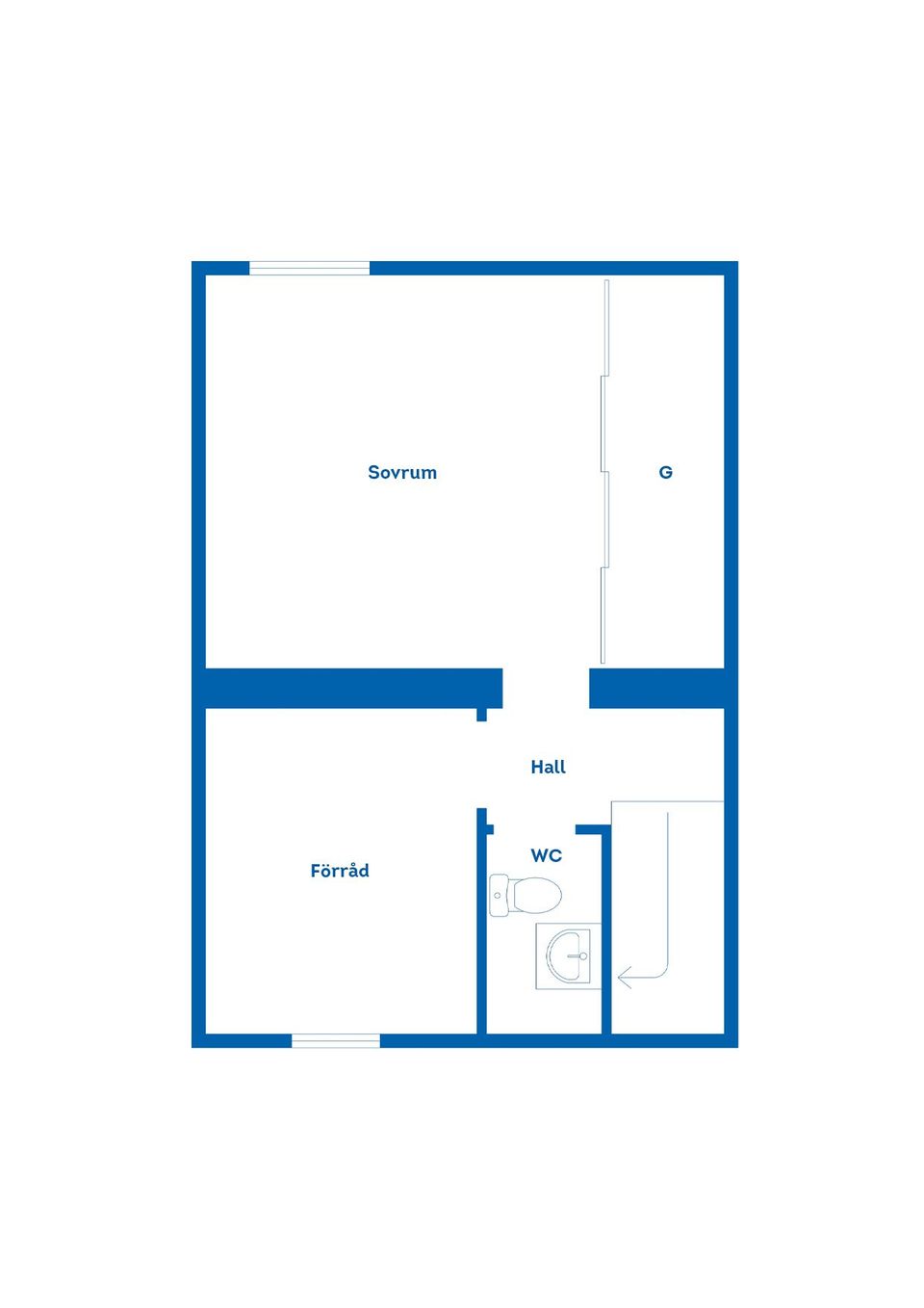 Bostadsrätt, Parkvägen 28G, Olsbacka, Gävle