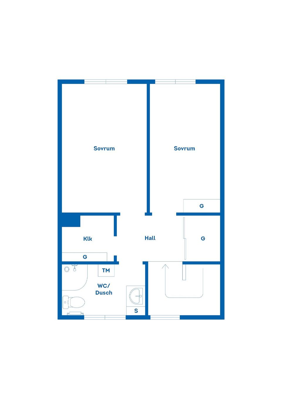 Bostadsrätt, Parkvägen 28G, Olsbacka, Gävle