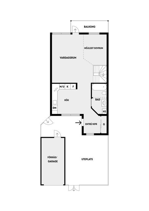 Radhus, Travslingan 45, Visinge, Täby