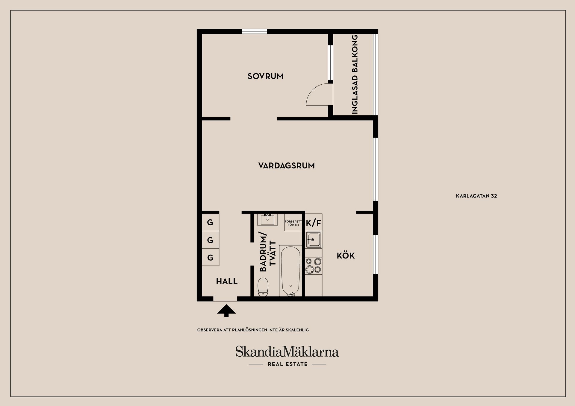 Bostadsrätt, Karlagatan 32, Herrhagen, Karlstad