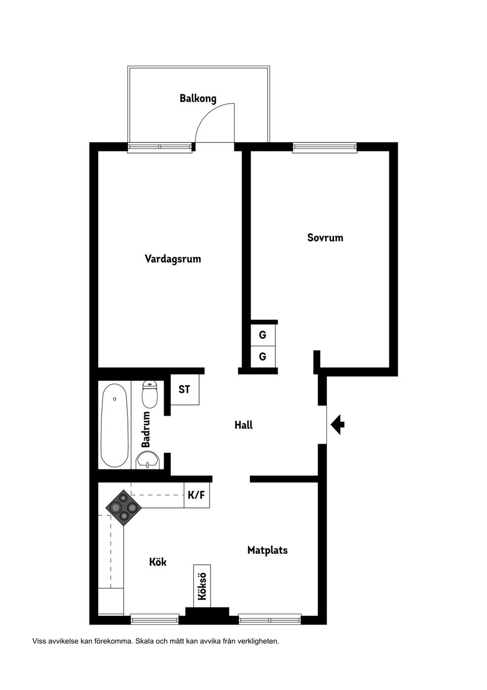 Bostadsrätt, Centralgatan 18A, Centrala Nynäshamn, Nynäshamn
