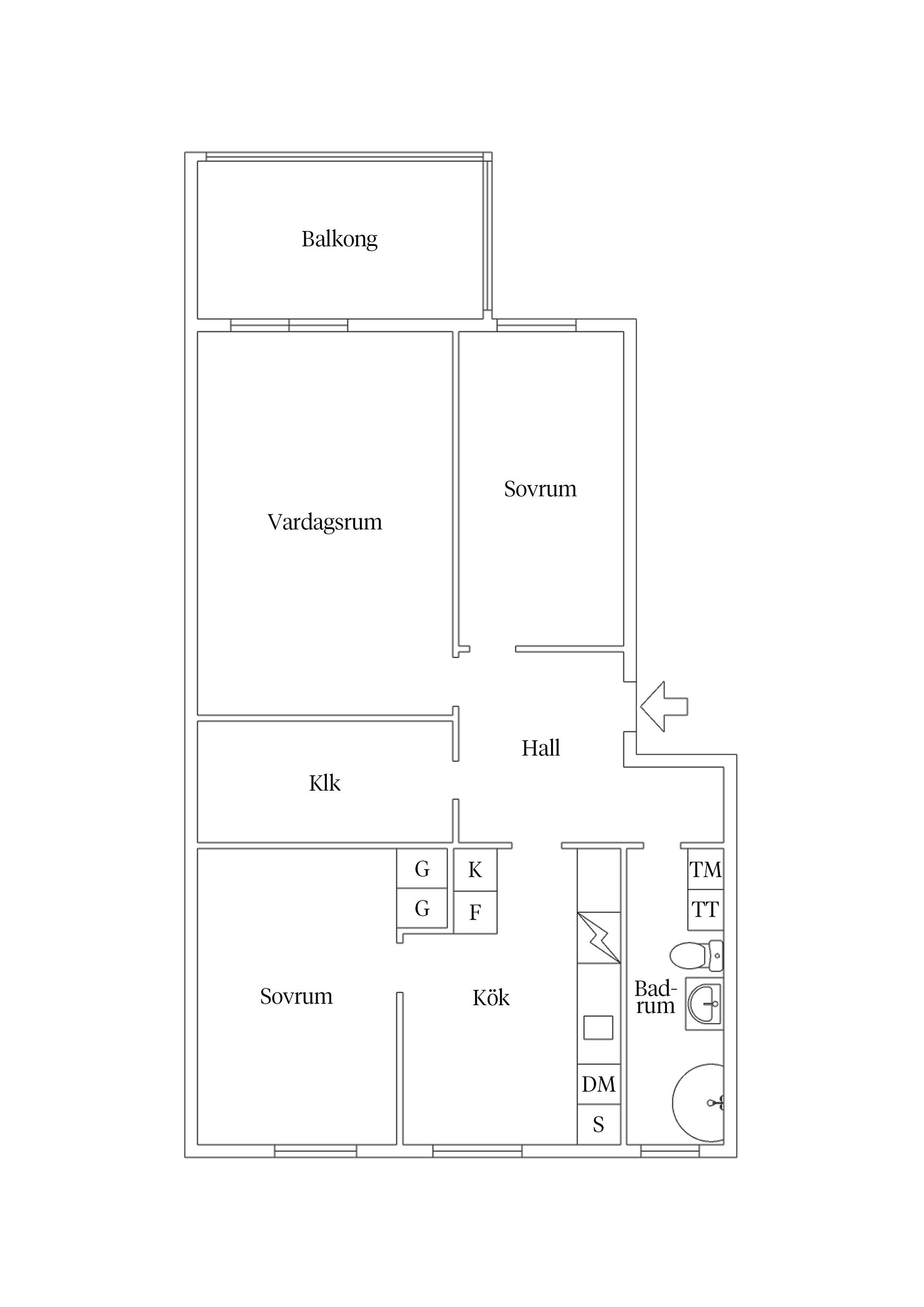 Bostadsrätt, Norrlidsvägen 80, Norrliden, Kalmar