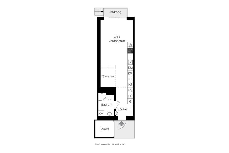 Bostadsrätt, Mala Benetts gränd 3K, Centrum, Hudiksvall