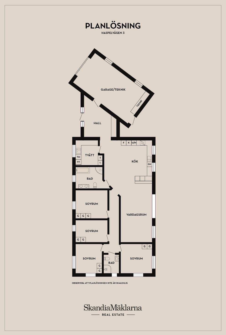 Villa, Haspelvägen 3, Nybrostrand, Ystad