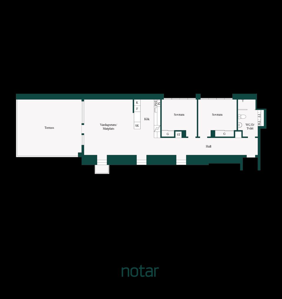Bostadsrätt, Storgatan 40, Centralt, Östersund