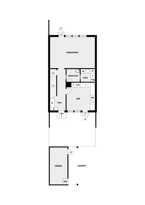 Radhus, Hembergavägen 27, Täby Kyrkby, Täby