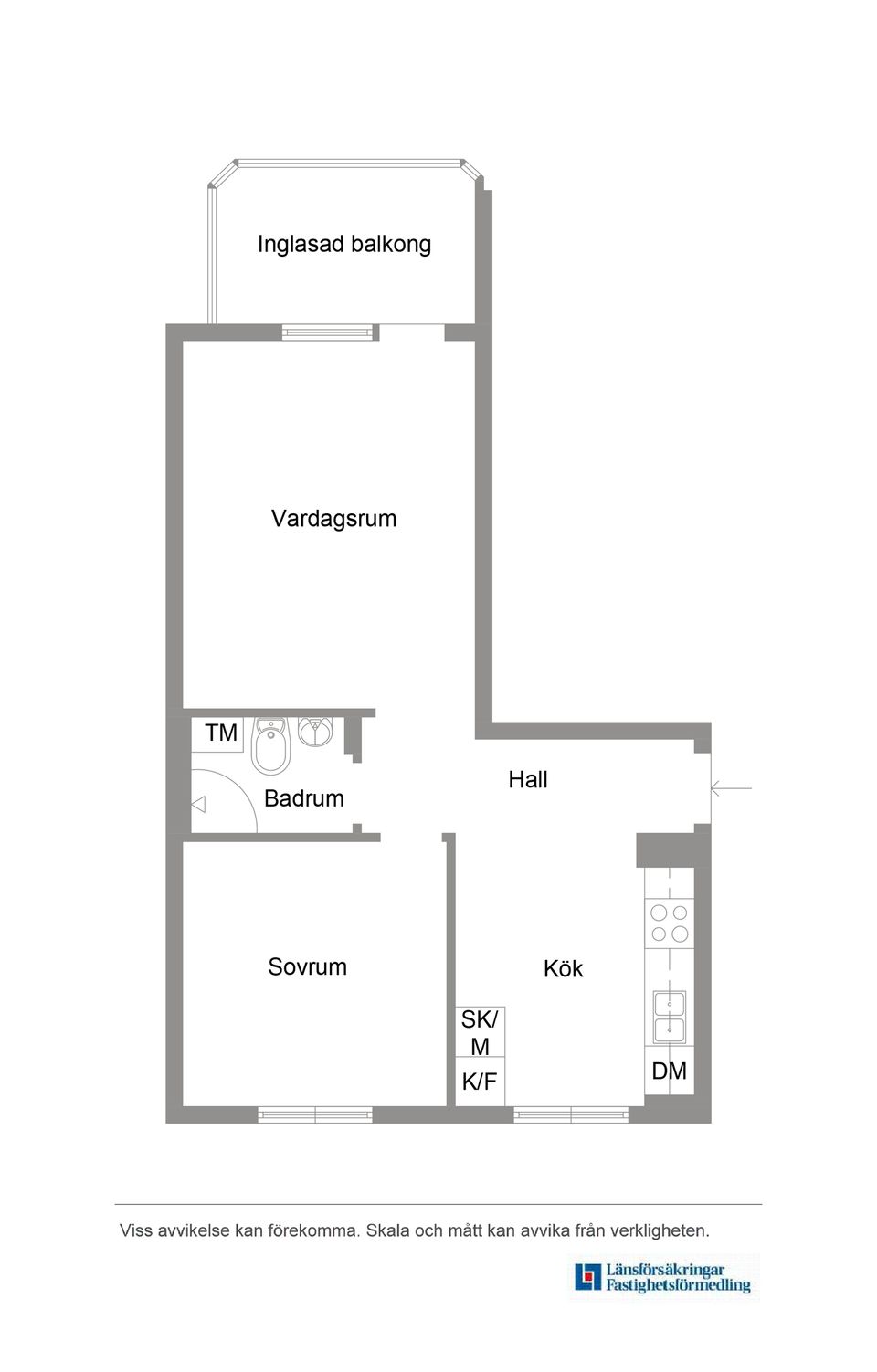 Bostadsrätt, Bomansgatan 26D, Kristiansborg, Västerås