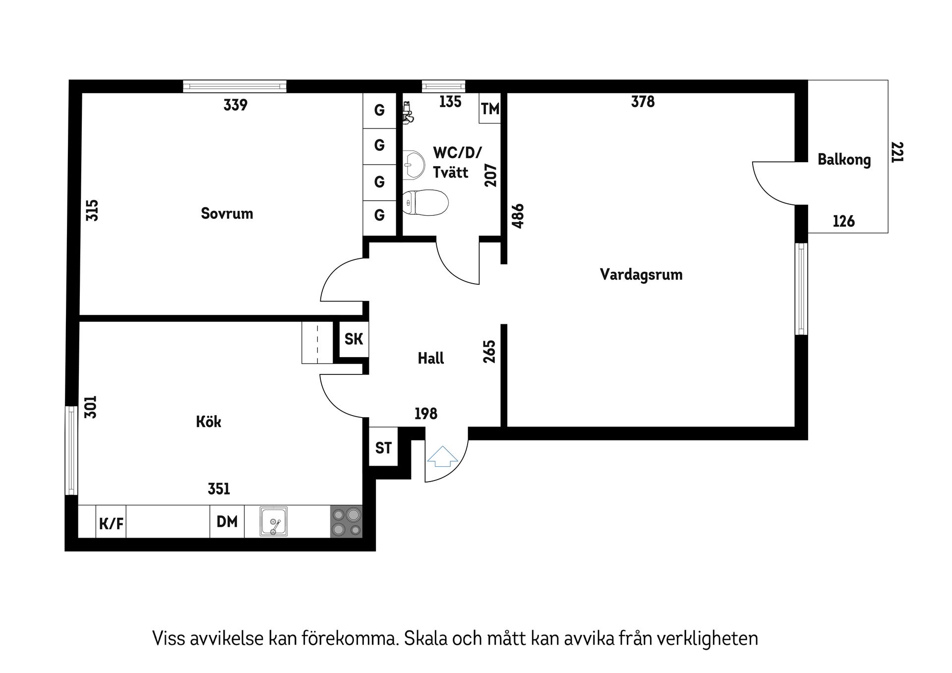 Bostadsrätt, Bordsvägen 66, Gubbängen, Stockholm