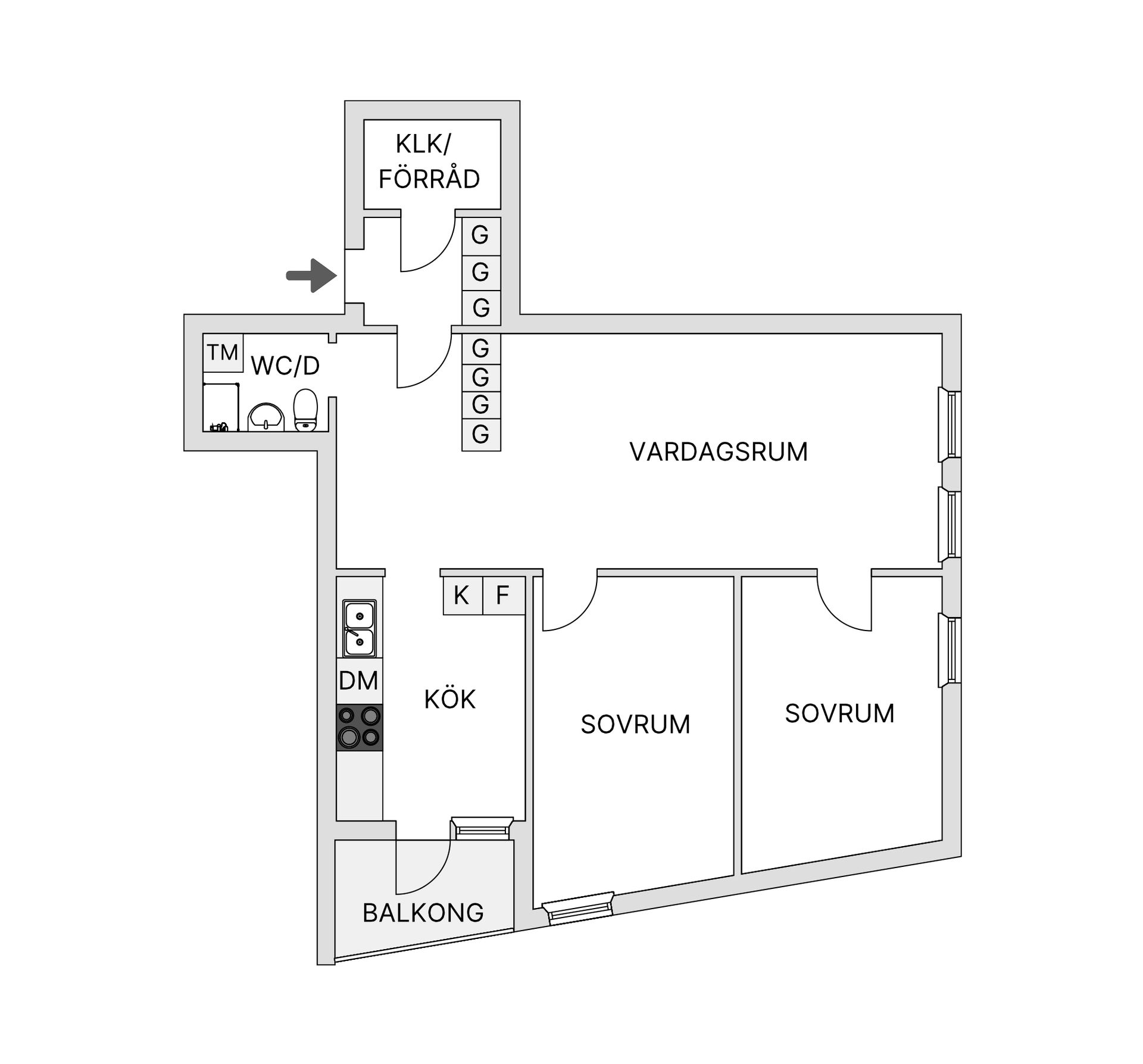 Bostadsrätt, Näsbydalsvägen 16, Näsbydal, Täby