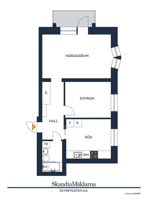 Bostadsrätt, Ulvsbygatan 22A, Norrstrand, Karlstad