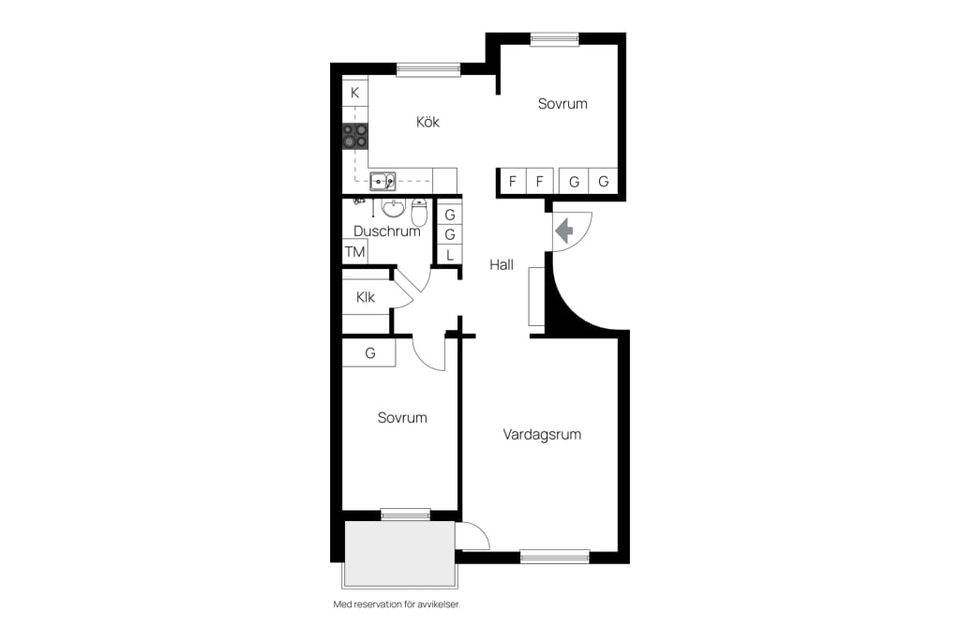 Bostadsrätt, Krokvägen 12 A, Brännan, Härnösand