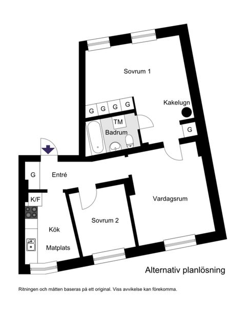 Bostadsrätt, Vattenledningsvägen 63, vån 3, Midsommarkransen, Stockholm