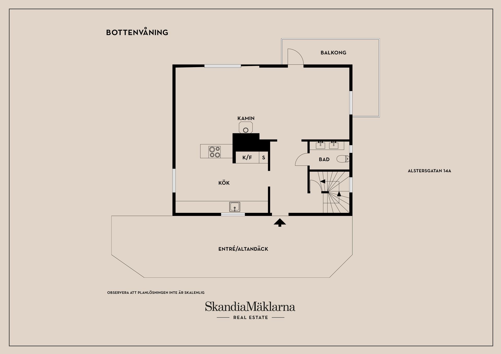 Villa, Alstersgatan 14A, Norrstrand, Karlstad