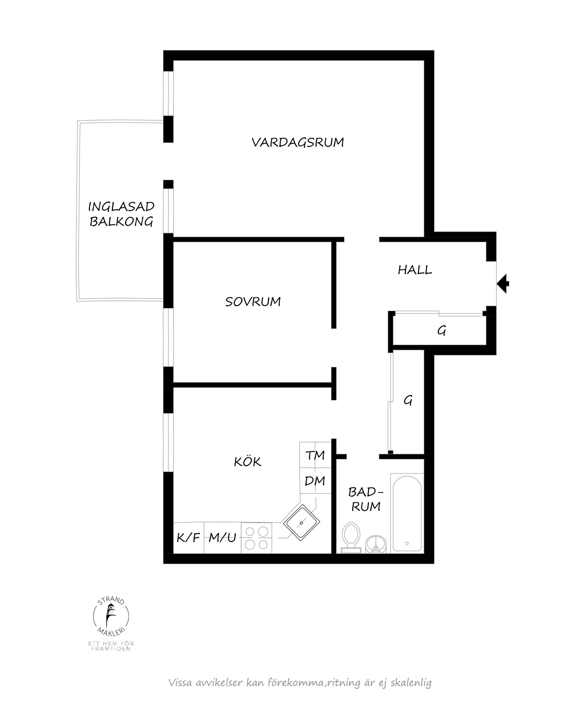 Bostadsrätt, Valthornsvägen 6b, Södra Nynäshamn, Nynäshamn