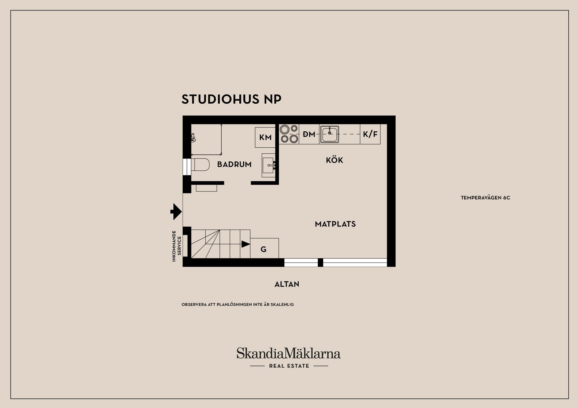 Bostadsrätt, Temperavägen 6C, Fullersta, Huddinge