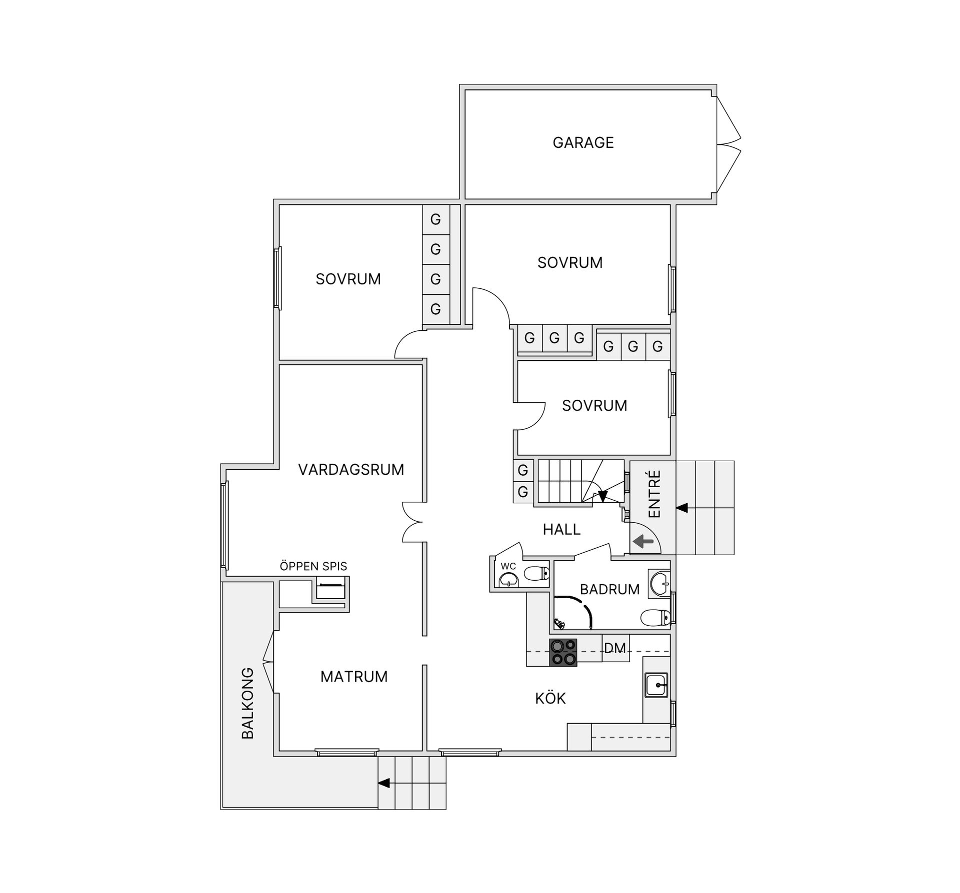 Villa, Buskbovägen 21, Danholn, Falun