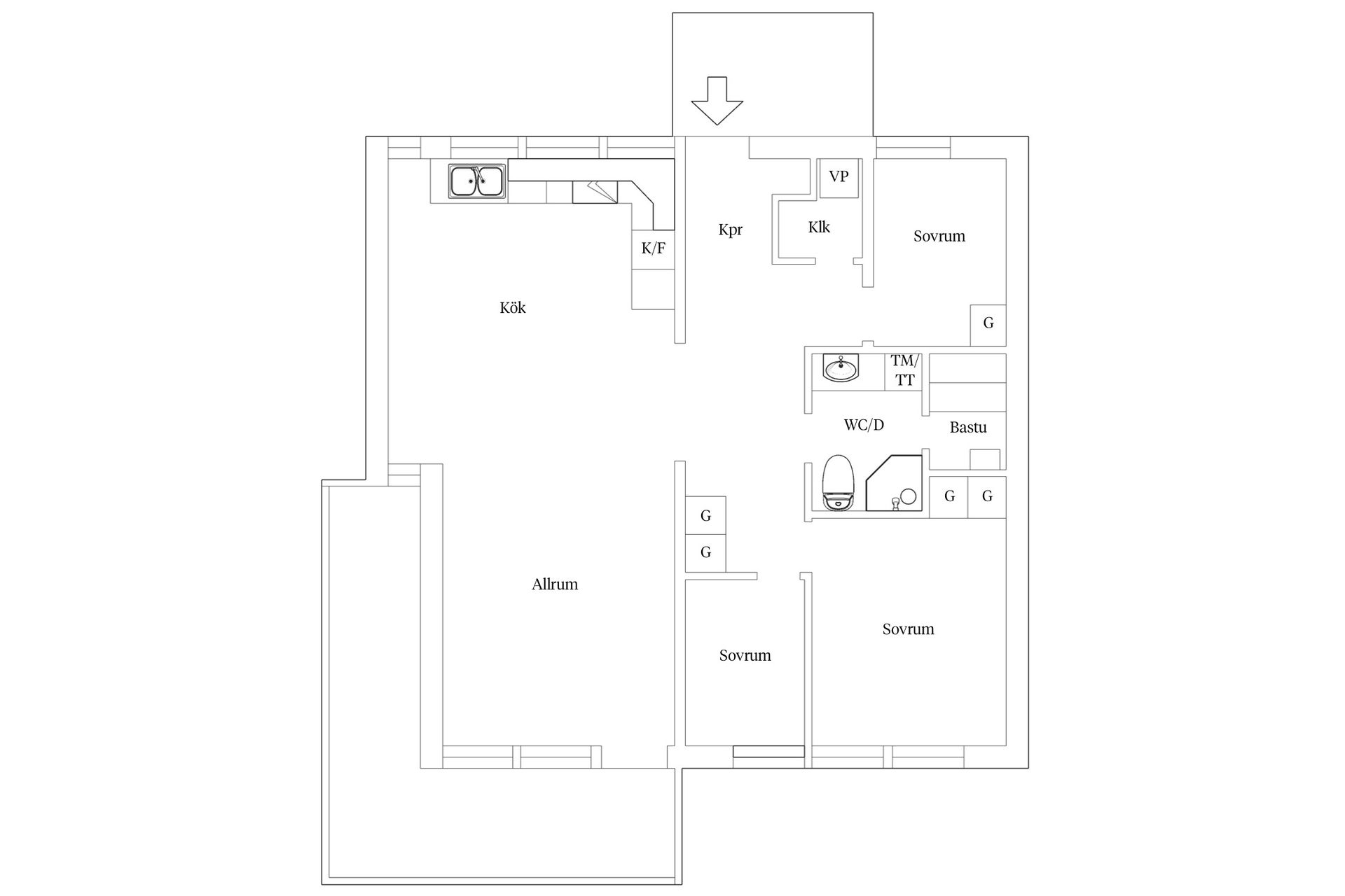 Bostadsrätt, Årekläppen 101A, Åre-Kläppen, Åre