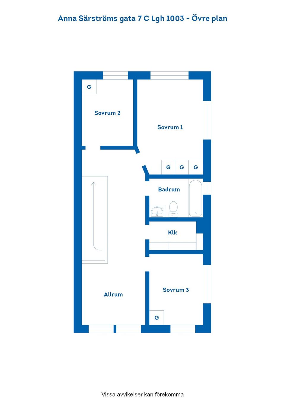 Bostadsrätt, Anna Särströms gata 7 C Lgh 1003, Sandtorp, Norrköping