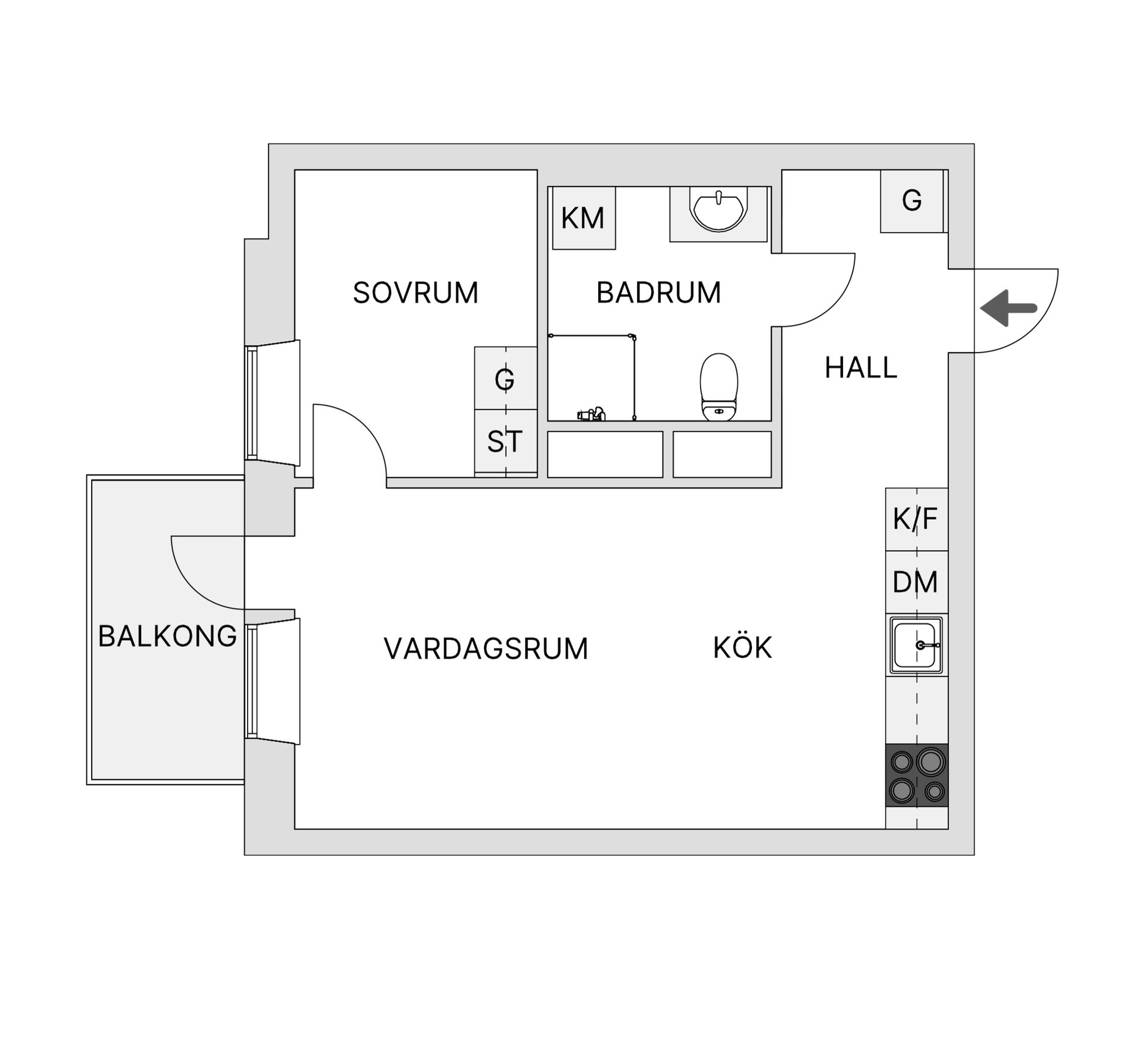 Bostadsrätt, Tegelviksgatan 4B, Södermalm - Sofia, Stockholm