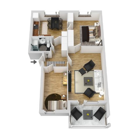 Bostadsrätt, Harabergsplan 3B, Centralt, Ljungby