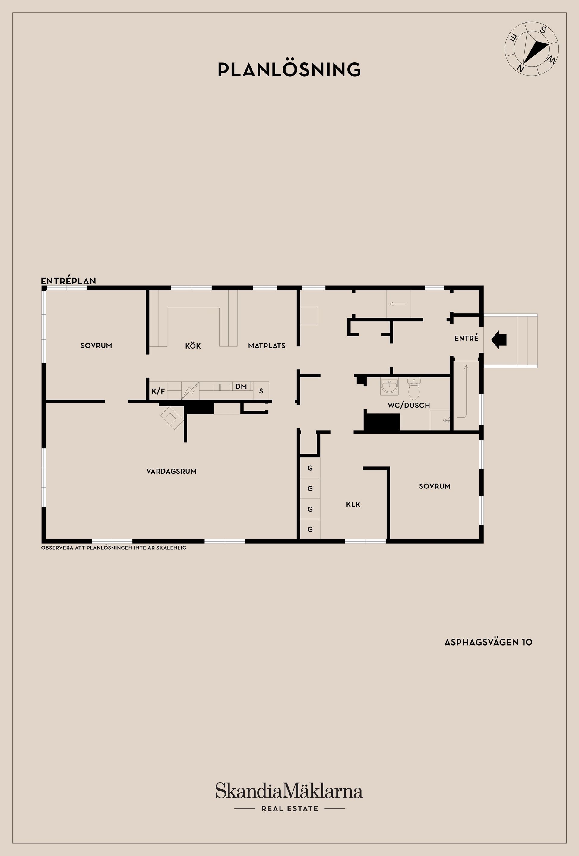 Villa, Asphagsvägen 10, Bettna, Flen