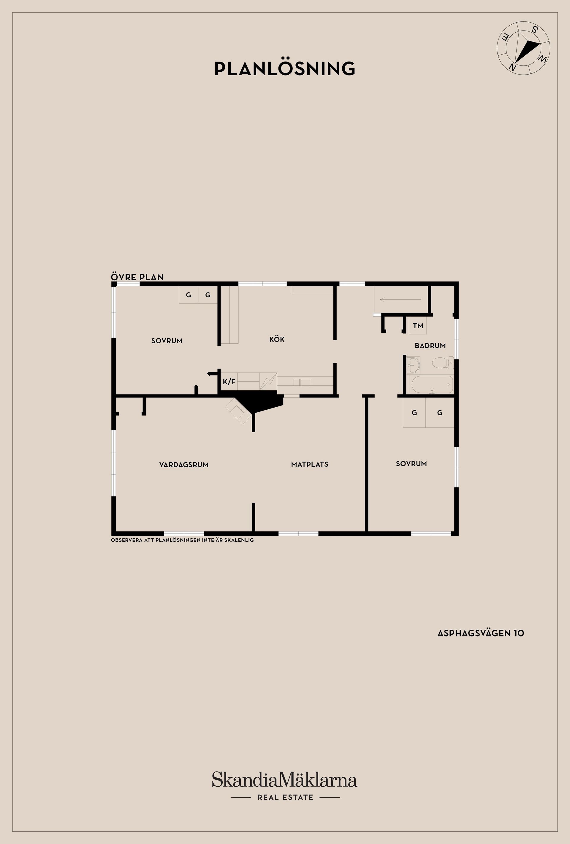 Villa, Asphagsvägen 10, Bettna, Flen